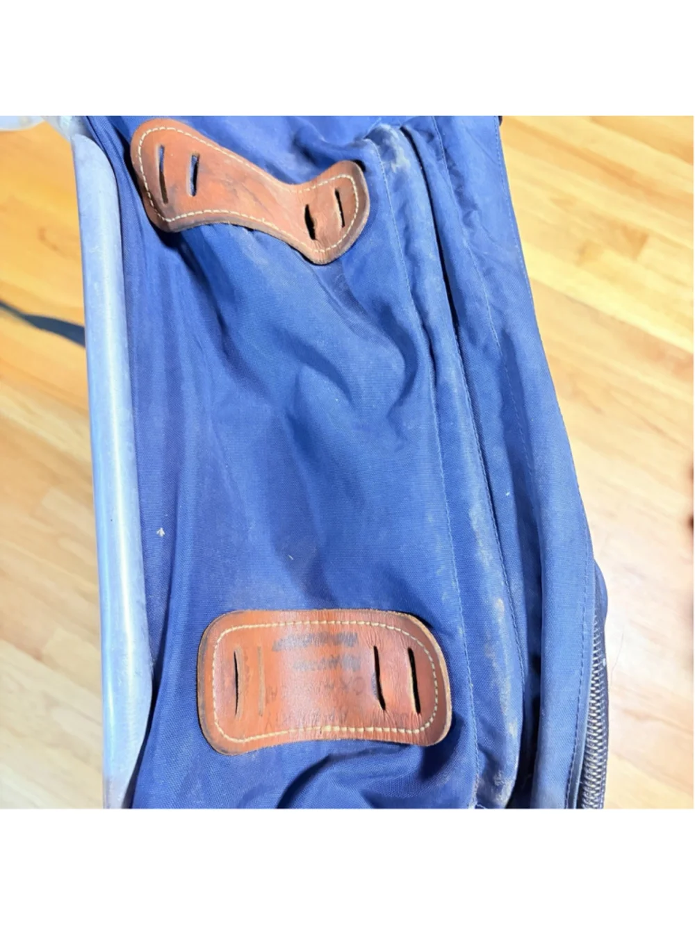 Vintage 70s THE NORTH FACE Brown Label External Frame Backpack Blue Made USA